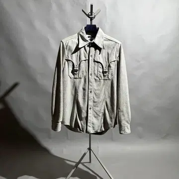 RESTIR x DOPE+DRAKKAR 가죽 웨스턴 셔츠 size48