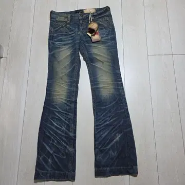 플레어 데님 팬츠 블루 택 포함 새상품