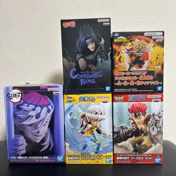 점프 작품 피규어 5점 묶음 판매