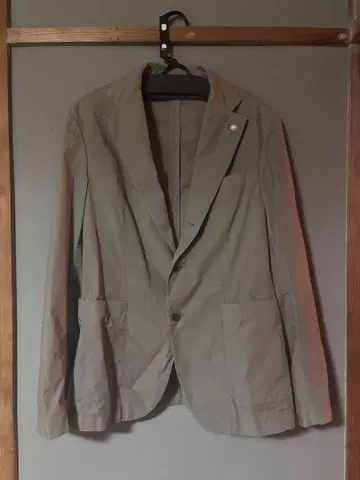 MANUEL RITZ 카키 테일러드 자켓