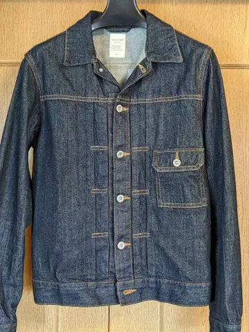 BACK NUMBER 데님 자켓 1st 대전 모델 월계수 버튼