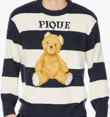 젤라또피케 남성용 베어 보더 L 택 포함 미사용 새상품