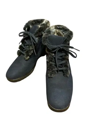 컨디션 최상 요넥스 파워크 부츠 퍼 포함 사이드 지퍼 방한 발수