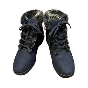 컨디션 최상 요넥스 파워크 부츠 퍼 포함 사이드 지퍼 방한 발수