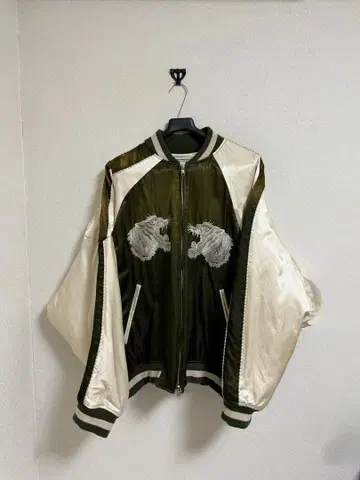 25aw 더블렛 doublet 스카잔 올리브/아이보리 사이즈 M