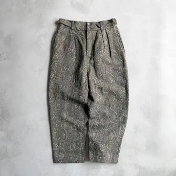 GASA 자카드  달콤한 꿀 팬츠 와이드 루즈핏 가을/겨울 M 울 혼방