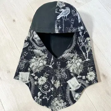 리버서블 용접 두건 No.177 빈티지 스컬 USA 코튼