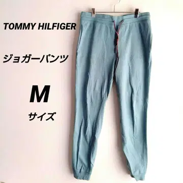 TOMMY HILFIGER 조거 팬츠 M 라이트 블루 스웨트 팬츠