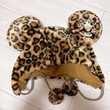 미니 레오파드 무늬 팬캡 헤이세이