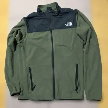 THE NORTH FACE 플리스 자켓 올리브 그린/블랙