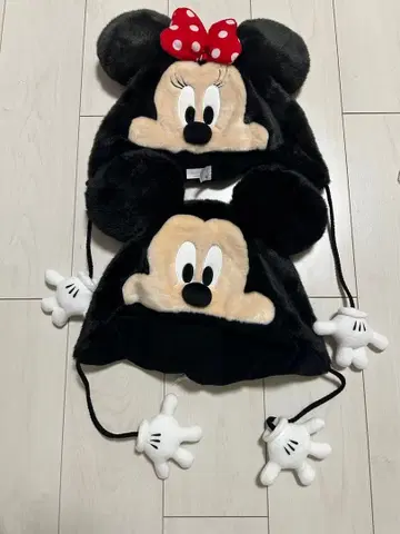 디즈니 미키&미니 세트 모자 팬캡