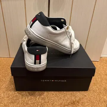 타미힐피거 스니커즈 (1회 착용) 새상품급 (골드)