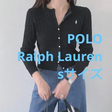 세일 폴로 랄프로렌 케이블 가디건 니트 스웨터 네이비