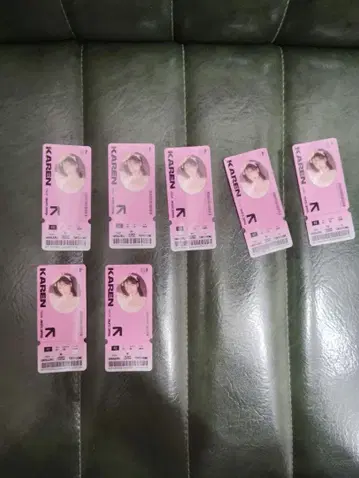 FRUITS ZIPPER 라라포트 티켓풍 스티커 마츠모토 카렌