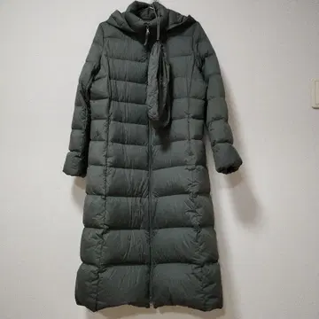 울트라 라이트 다운 롱 L 카키 그린 유니클로