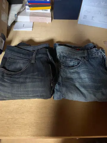 EDWIN 데님 청바지 L 사이즈 2종 세트