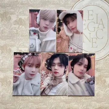 TXT SBS 한국 가요대전 한정판 트레이딩 카드 5장