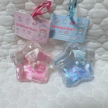 산리오 큐티 키키라라 퍼프퍼프 퐁당 키링