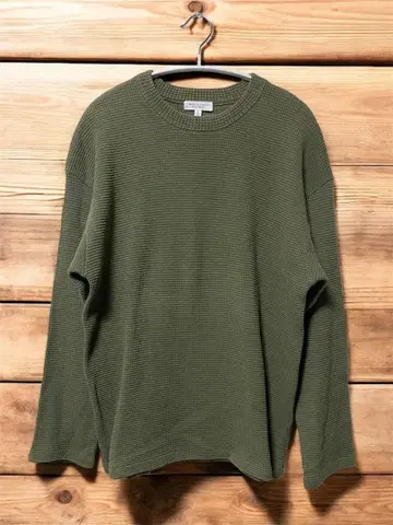 BEAUTY&YOUTH 와플 티셔츠 L 카키