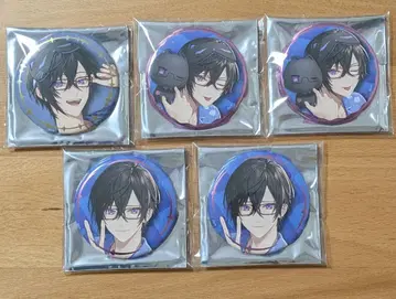 시키나기 아키라 파자마 파티 캔뱃지 VOLTACTION