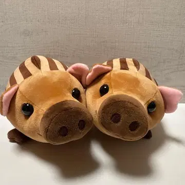 CUTE 멧돼지 새끼 봉제 인형 세트