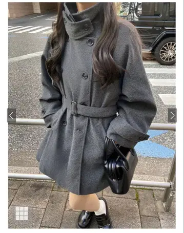 GRL 벨트 포함 멀티 Way 페이크 울 코트 [fo1762]