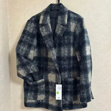 샤기 테일러드 코트 오버 사이즈