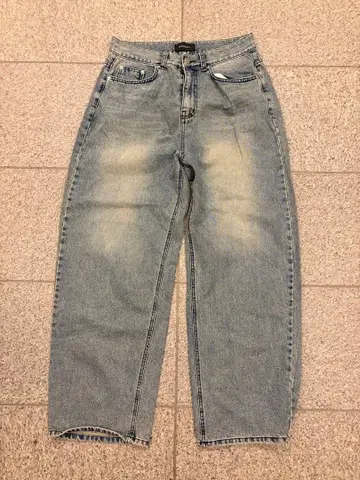 [ THE CROSS ] 와이드 팬츠 라이트 블루