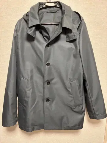 그린 라벨 릴랙싱 후드 부착 그레이 자켓