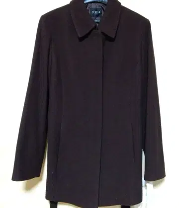 [ 새상품 ] CENEFAS 브라운 울 피코트