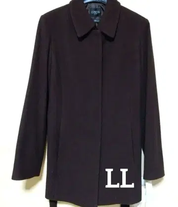 [새상품] CENEFAS 브라운 피 코트 모 100%