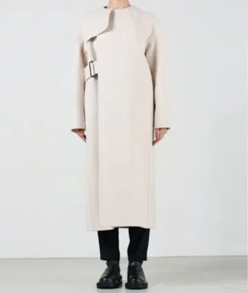 미사용품 하자품 하이크 HYKE 더블 페이스 트렌치코트 사이즈 1