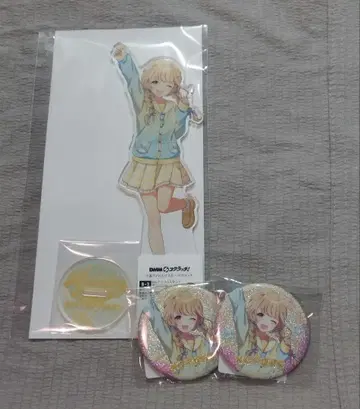 학원 아이돌 마스터 DMM 스크래치 아크릴 스탠드 캔뱃지 후지타 코토네