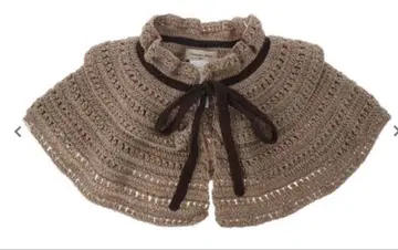 사만사 모스모스 니트 티어드 탈착식 옷깃 모카