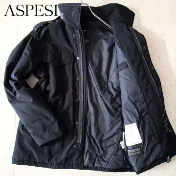 컨디션 최상 아스펜지 M-65 뉴 필드 자켓 XS 다크 네이비 써모어