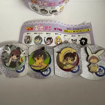 가챠 캐릭터 PiN 피타텐 4개 세트
