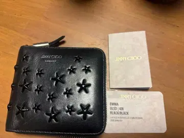 JIMMY CHOO 블랙 접이식 지갑