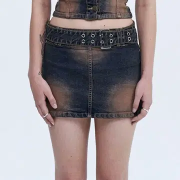 MUSINSA ROCKCAKE 한국 y2k 데님 스커트
