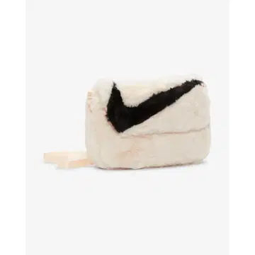 나이키 페이크 퍼 크로스 백