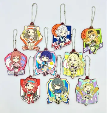 학원 아이돌 마스터 러버 키링 9종 세트