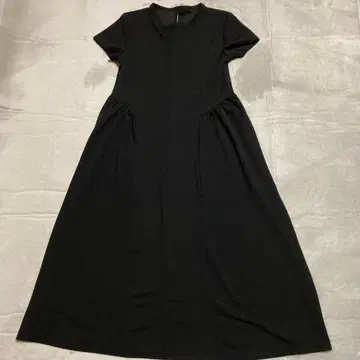 [ 오페크 도트 클립 ] 블랙 반팔 원피스 38/M 캐주얼