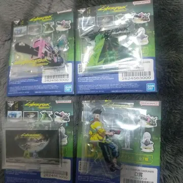 제일복권 사이버펑크 엣지러너 D상 아크릴 스탠드 4종