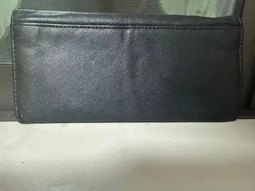 블랙 가죽 장지갑