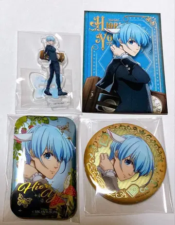 블루 록 효리 요 캔뱃지 스퀘어캔 미니 미니 아크릴 스탠드 특전