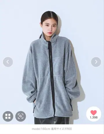 완판템 지나시스 플리스 ZIP 튜닉