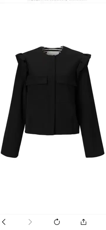 SHOULDER FRILL BLOUSON