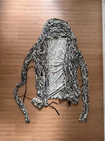 [ 초레어 ] KM Lii 주름 변형 가디건 아지메 디자인 슬림