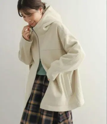 플리스 후드 라이트 아우터