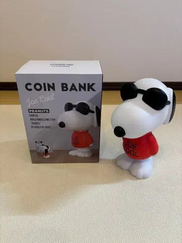 새상품 스누피 조 쿨 저금통