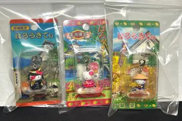 단종 지역 한정 키티 스트랩 지퍼 마스코트 3종 세트